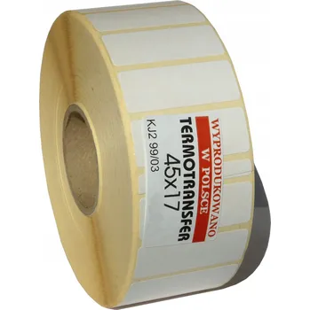 Speciální papír Termotransferové etikety 45x17 pro tiskárny ZEBRA a Citizen