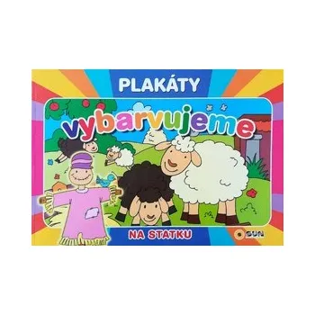 omalovánky Na statku - Vybarvujeme XL plakáty