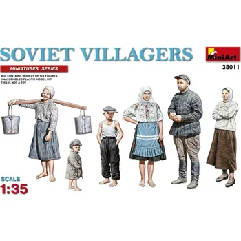 Plastikový model 1/35 Soviet Villagers (6 fig.)