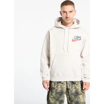 Pánská mikina Mikina Nike Solo Swoosh Men's Fleece Hoodie Lt Orewood Brn L