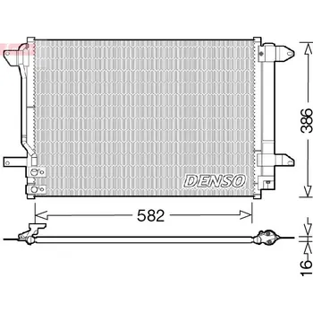 Výparník klimatizace Kondenzátor, klimatizace DENSO DCN32027