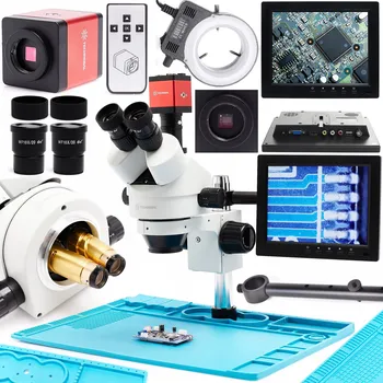 DIGITÁLNÍ MIKROSKOP PRO ELEKTRONIKY A KLENOTNÍKY 10HT TECHREBAL KAMERA LCD