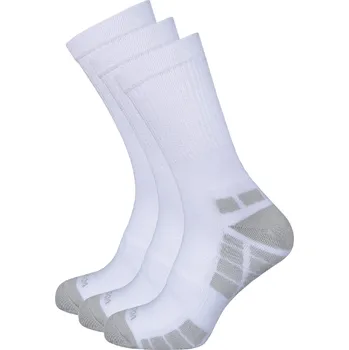 Pánské ponožky Ponožky MOOA Silver Bamboo 3-pack Velikost ponožek: 35-38 / Barva: bílá/šedá