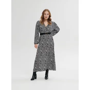 Dámské šaty Sinsay - Vzorované maxi šaty - vícebarevná - YC748-MLC - YC748-MLC-XXS