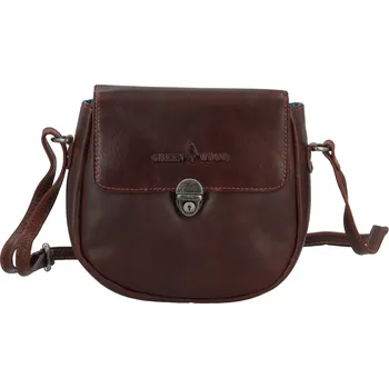 Kabelka Luxusní dámská kožená crossbody kabelka GW Manoli, hnědá