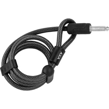 Zámek na kolo Zástrc.zámek Axa RLS 115/10 tm.šedá, délka 115 cm, Ø 10 mm