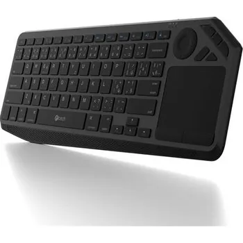 Klávesnice C-TECH klávesnice WLTK-02, Dual mode, BT5.0 + 2,4GHzb, bezdrátová s touchpadem, černá