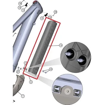 Elektrokolo Kryt baterie GHOST E-TERU Universal / Advanced MY21
