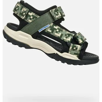 Chlapecké tenisky Geox Chlapecké Tmavě zelené chlapecké sandály Geox Borealis Zelená 33 (2783503)