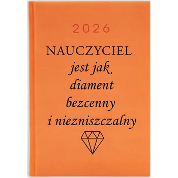 Diář Knižní diář pro učitele 2026 A5 oranžový
