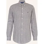 Polo Ralph Lauren Pánská Flanelová Košile Custom Fit, šedá /...