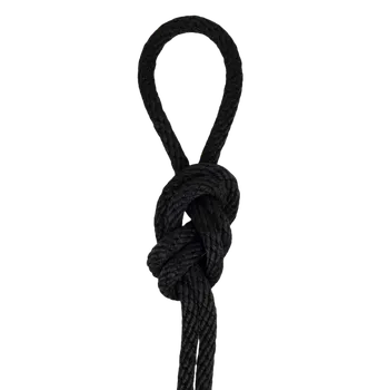 Lano Spiroidní lano 8mm černá