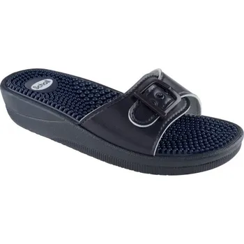 Dámská zdravotní obuv Scholl NEW MASSAGE - dámské zdravotní pantofle barva námořnická modř Velikost: 41