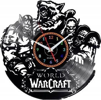 Hodiny World of Warcraft Herní Nástěnné Hodiny Vinylová Deska Moderní Dekorativní