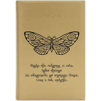 Kalendář Knižní kalendář 2026 A5 zlatý