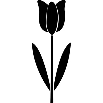 Samolepící dekorace Samolepka na stěnu tulipán 3 m 15x5 cm