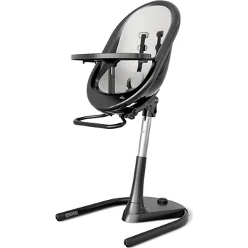 Jídelní židlička Mima Židlička Moon Black / Snow White