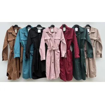 Dámský kabát Podzimní kabátek AUTUMN Barva: Tmavě zelená