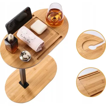 Konferenční stolek NASTAVITELNÝ STOLEK KÁVOVÝ BOČNÍ NOČNÍ POMOCNÝ DO LOŽNICE NA NOTEBOOK