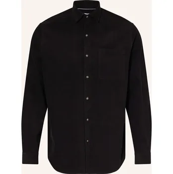 Pánská košile Paul Pánská Manšestrová Košile Comfort Fit, černá, 38