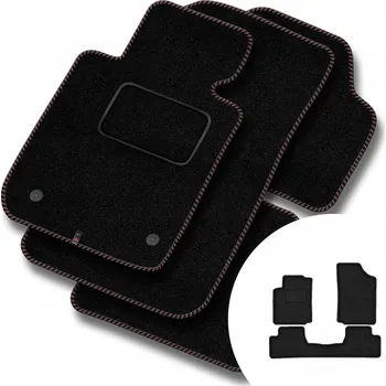 autokoberec Velurové autokoberce Motos 3 ks