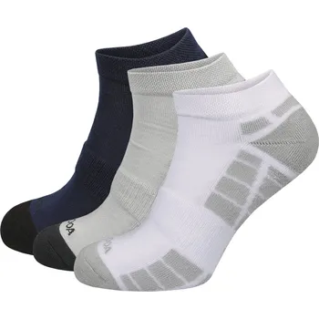 Pánské ponožky Ponožky MOOA Silver Bamboo Low 3-pack Velikost ponožek: 39-42 / Barva: mix1