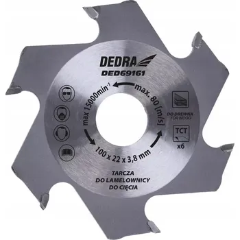Vrták DEDRA Kotouč DED69161 pro lamelovací frézu 100x22mm Z6