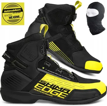 Moto bunda Boty SHIMA EDGE WP MEN FLUO voděodolné