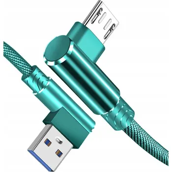 Datový kabel Kabel nstyl USB - microUSB typ B 1 m zelený