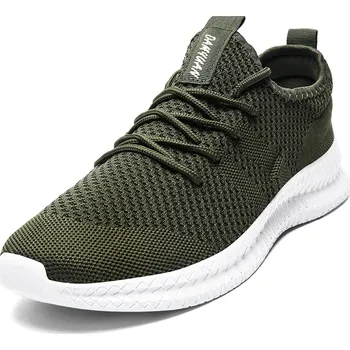 Pánské tenisky Prodyšné pánské tenisky na šněrování a volný čas Velikost: 43, Barva (Varianta): 6056 Green