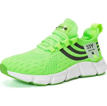 Pánské tenisky Letní sportovní tenisky s odpruženou podrážkou Barva: Zelená, Velikost: 37