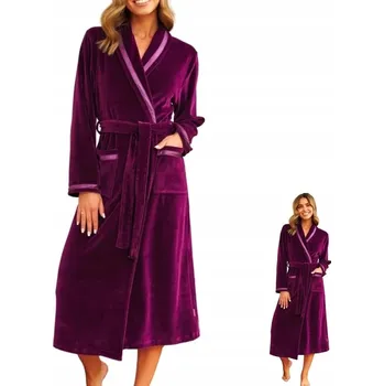 Dámský župan DÁMSKÝ ŽUPAN DOCTOR NAP 1078 M / 38 Bordó (Vínová)