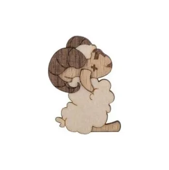 Brož Brož Tvrdohlavý Beran ze dřeva s praktickým zapínáním a možností výměny či vrácení do 30 dnů zdarma. - BR233