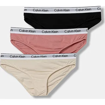 Kalhotky Dětské kalhotky Calvin Klein Underwear 3-pack růžová barva, G80G800728 G80G800728.9BYA 30X, vel. 140-152