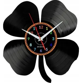 Hodiny JETEL HODINY NÁSTĚNNÉ DEKORATIVNÍ MODERNÍ VINYLOVÁ DESKA VINYL NA ZEĎ