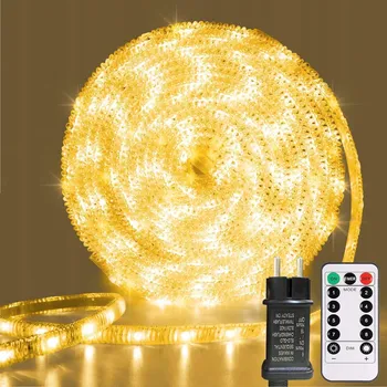 LED osvětlení LED pásek Samolepicí Vodotěsný 10m Teplá Bílá Dálkový Ovladač 8 Režimů