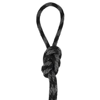 Lano Spiroidní lano 10mm černá šedá