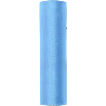 Party dekorace Id_1603 ORGANZA MODRÁ BĚHOUN TYL 16cm 9m DEKORACE ROLE OZDOBY STŮL