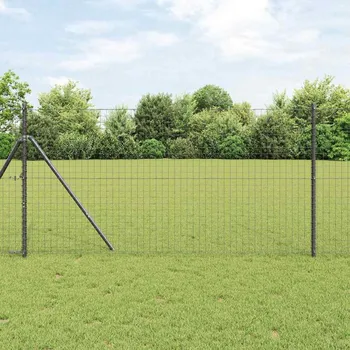 Plotový sloupek vidaXL Plotové sloupy 52 ks Šedá Ø32 mm 170 cm Zinková ocel