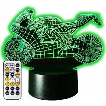 Lampička Noční lampa 3D vícebarevná