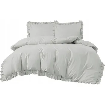 Povlečení Povlečení elegantní s volánky z mikrovlákna stylové 160x200 cm