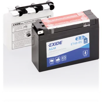 Auto-moto baterie startovací baterie EXIDE ET4B-BS