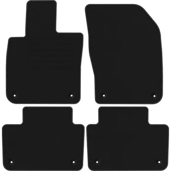 autokoberec Velurové autokoberce s upevněním v sadě Edecor