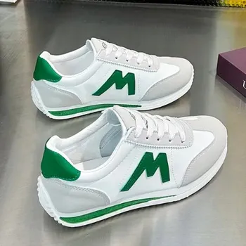 Pánské tenisky Lehké tenisky s písmenem "M" Barva: Zelená, Velikost: 39