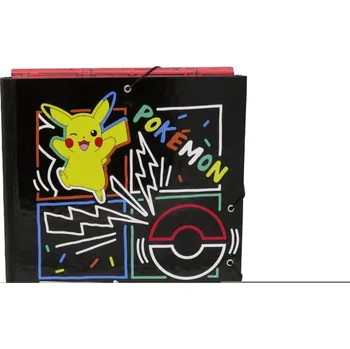 Set školních potřeb Pokémon Školní desky s klopou A4 - Colourful edice