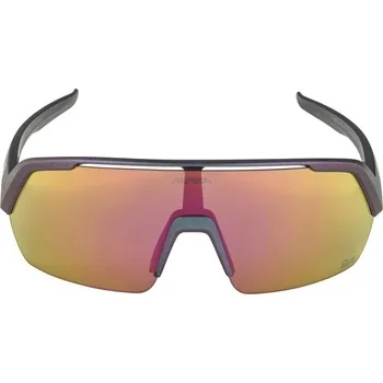 Motocyklové brýle Sportovní brýle Alpina Turbo HR Q-Lite crn/fial.metal.mat,sklo ruž. zrcad,Kat.2