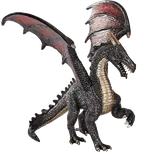 Drak ocelový figurka
