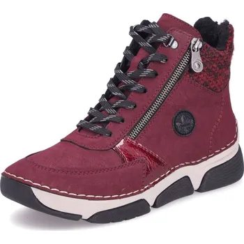 Dámské kozačky Dámská kotníková obuv RIEKER 45960-35 červená W5 39