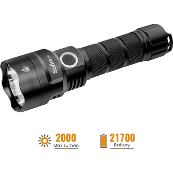 Svítilna Taktická svítilna Sofirn C8G, 2000 lumenů, s akumulátorem (kvalitní a výkonná taktická baterka od firmy Sofirn)