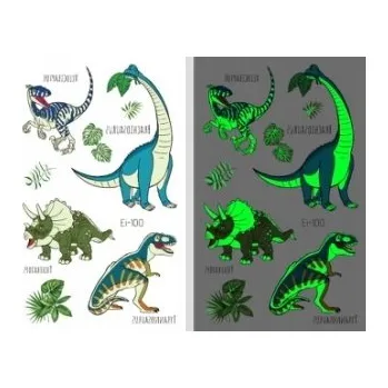 Tetování Smyvatelné tetování pro děti SVÍTÍCÍ DINOSAUŘI EI100